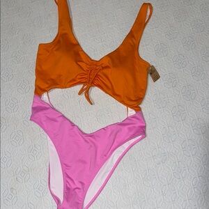 Orange and Pink VS Swimsuit